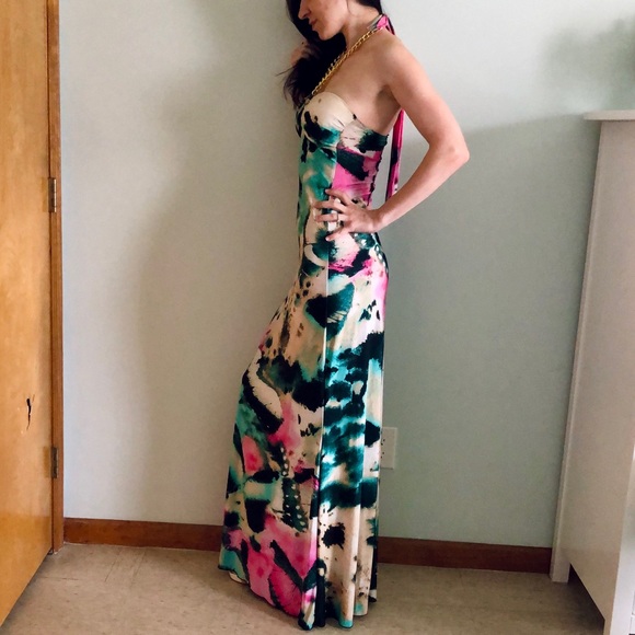 Maxi dress long XS S print - Picture 4 of 5